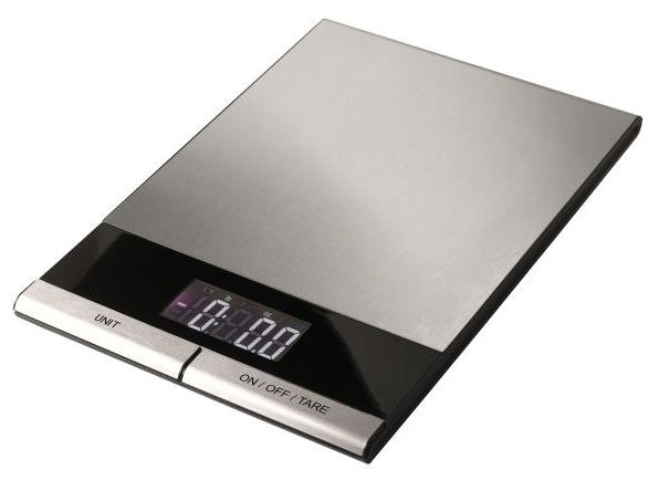 Elektronische Küchenwaage bis 5 kg Genauigkeit 1 g  KW-4 (Edelstahl) 