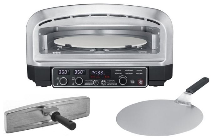 2200 W PO2B-E2200 Crust elektrischer Pizzaofen 