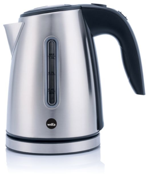 1,0 l Wasserkocher 1500 W  WKW-5S Quick Boil (Schwarz, Edelstahl) 