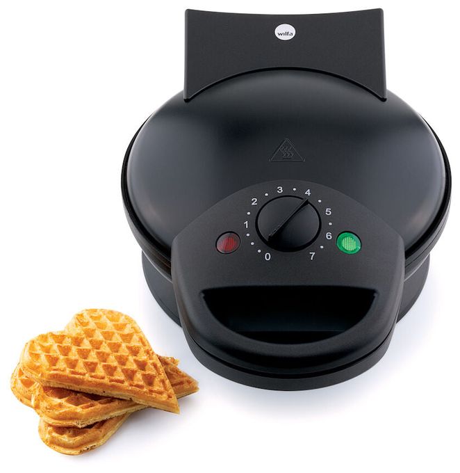 Waffeleisen Herz (Form) für 6 Waffel(n) 1400 W WM-623B 