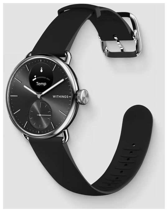 Hybrid 38 mm Smartwatch Rund 282 ppi  ScanWatch 2 (Edelstahl) 