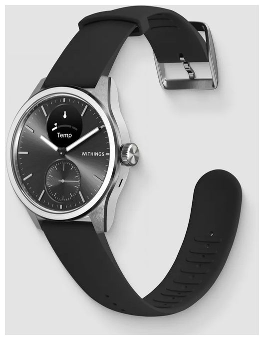 Hybrid 42 mm Smartwatch Rund 282 ppi  ScanWatch 2 (Edelstahl) 