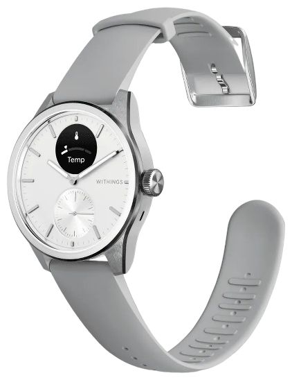 Hybrid 42 mm Smartwatch Rund 282 ppi  ScanWatch 2 (Edelstahl) 