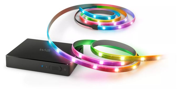 LED Set für intelligente Beleuchtung 3400 mm Multi Sync Box Starter-Kit – Umgebungslicht für 75–85 Zoll Fernseher 