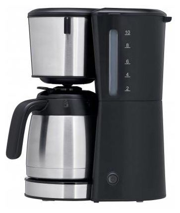 10 Tassen Thermo Filterkaffeemaschine 1,3 l  Bueno Pro Thermo (Schwarz, Silber) 