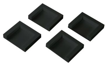  220758 Klebefüße 4 Stück (Schwarz) 
