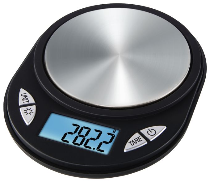 Elektronische Küchenwaage bis 0,5 kg Genauigkeit 0,1 g  095318 Jewel (Schwarz) 
