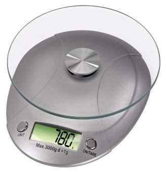 Elektronische Küchenwaage bis 5 kg  106993 Milla (Silber) 
