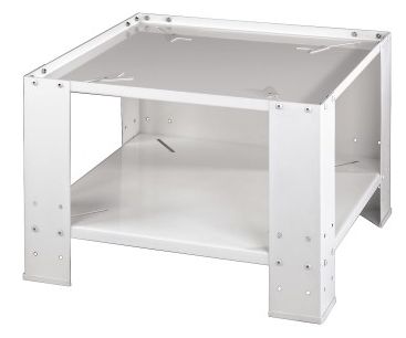 111078 Universalsockel mit Boden für Waschmaschine/Trockner bis 150kg Weiß 