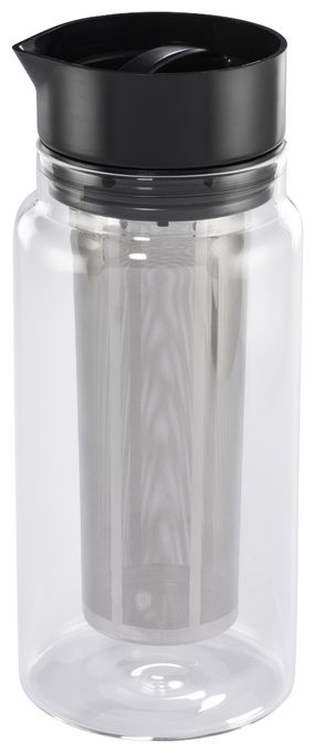 5 Tassen Filterkaffeemaschine (Schwarz, Transparent) 111254 Cold Brew Kaffeebereiter 