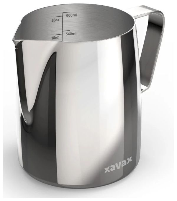 Karaffe  111280 Barista-Milchkännchen 600ml (Silber) 