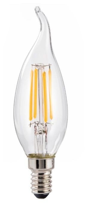 LED Lampe Kerze E14 EEK: E 470 lm Warmweiß (2700K) entspricht 40 W 112842 