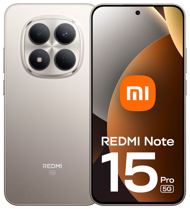 256 GB 5G Smartphone 17,4 cm (6.83") 2,0 GHz 200 MP Dreifach Kamera WiFi 6  Redmi Note 15 Pro (Titan) 