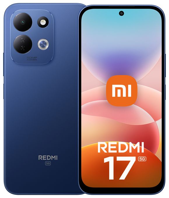 256 GB 5G Smartphone 17,5 cm (6.9 Zoll) 2,4 GHz Android 50 MP Dual Kamera Dual Sim (Deep Blue) Redmi 17 