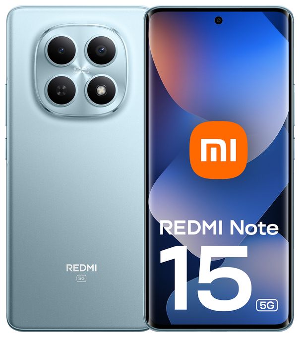 128 GB 5G Smartphone 17,2 cm (6.77") 1,8 GHz 108 MP Dreifach Kamera (Glacier Blue) Redmi Note 15 