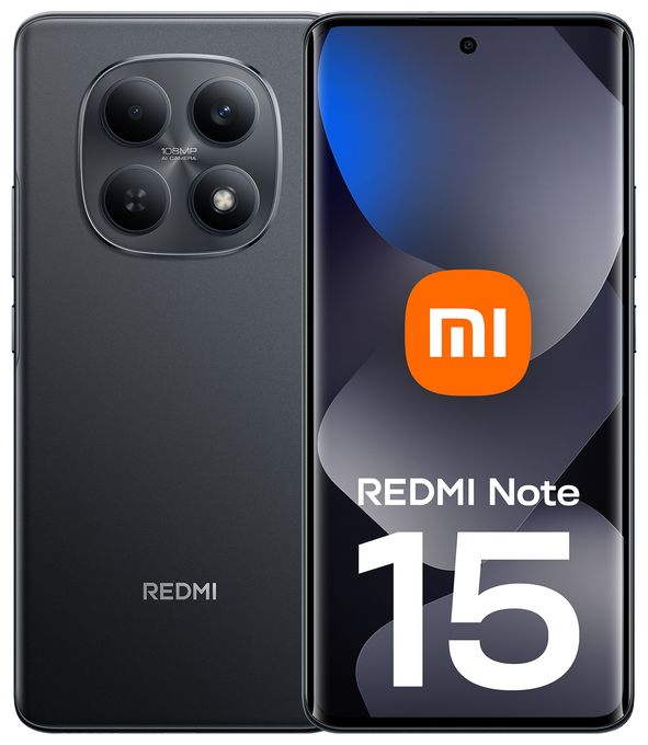 128 GB 4G Smartphone 17,2 cm (6.77") 2,0 GHz 108 MP Dreifach Kamera  Redmi Note 15 (Schwarz) 