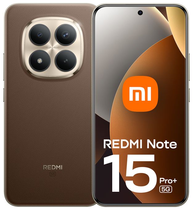 256 GB 5G Smartphone 17,4 cm (6.83") 2,4 GHz 200 MP Dreifach Kamera WiFi 6 (Mocha Brown) Redmi Note 15 Pro+ 