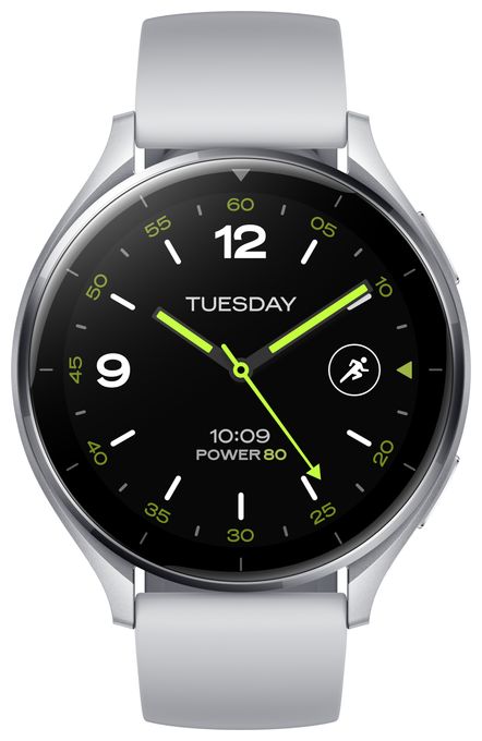 Digital 46 mm Smartwatch Rund 65 h  Watch 2 (Silber) 