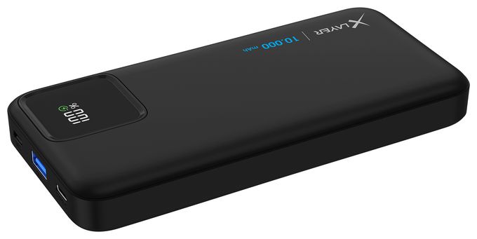 10000 mAh Powerbank Mikro-USB  220139 (Schwarz) 