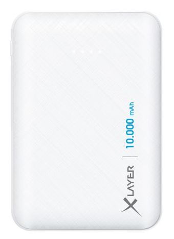 10000 mAh Powerbank Micro-USB + USB Type-C  Micro (Weiß) 