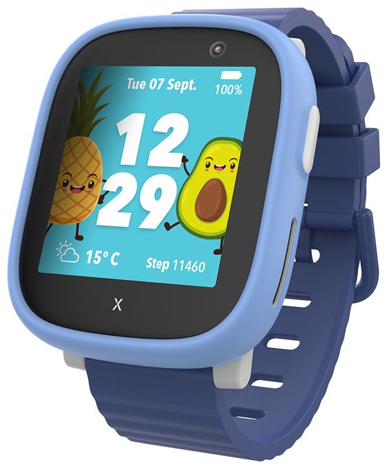 Smartwatch Rechteckig IP68 4G  X6Play (Schwarz, Blau) 