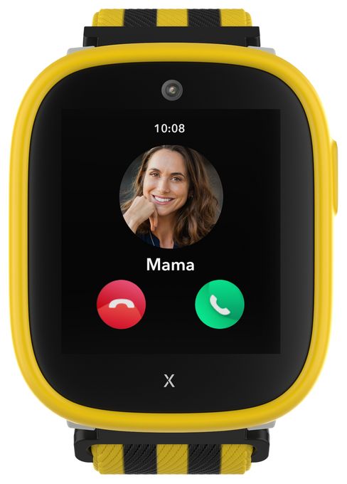 Digital Smartwatch Rechteckig IP68 72 h 4G  X6Play BVB-Edition (Gelb, Schwarz) 