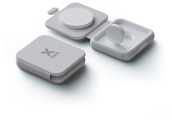 Foldable Wireless Travel Charger 2in1 - 15W 