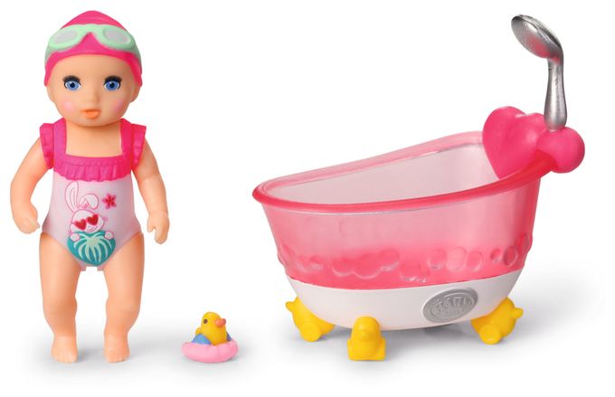 906101 BABY born Minis - Playset Badewanne mit Amy 