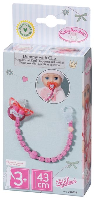 Baby Annabell Schnuller + Kette 