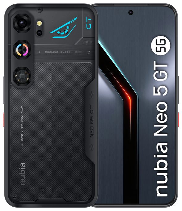 256 GB 5G Smartphone 17,3 cm (6.8 Zoll) Android 50 MP Dual Kamera Dual Sim WiFi 6 (Phantom Black) Neo 5 GT 