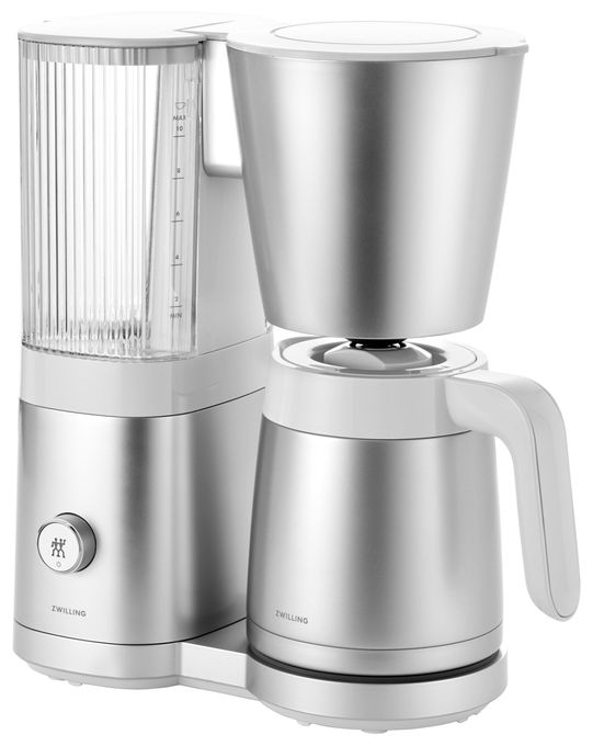 12 Tassen Thermo Filterkaffeemaschine 1,5 l  Enfinigy (Stahl, Weiß) 