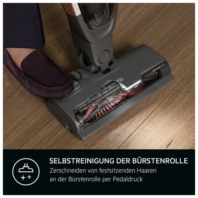 Handstaubsauger Beutellos bis 45 min Laufzeit 18 V  AS52AB18UG Animal 5000 (Grau) 