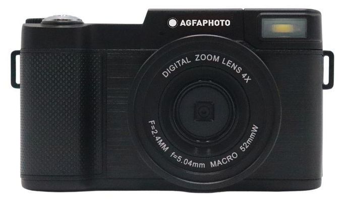 48 MP   Realishot VLG-4K Digital Vlogging Kamera-Set (Schwarz) 