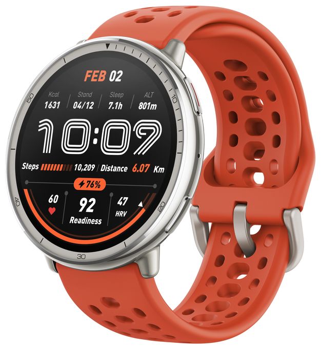 Digital Smartwatch Rund 456 h 353 ppi  Active 2 Premium (Silber) 