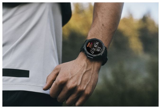 Digital 48 mm Smartwatch Rund 322 ppi  T-Rex 3 Pro (Schwarz) 