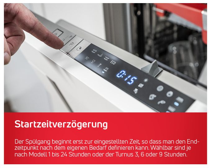 60 cm Geschirrspüler teilintegriert (ohne Front) Leise 14 Maßgedecke aquaStop Funktion EGSP576910E 