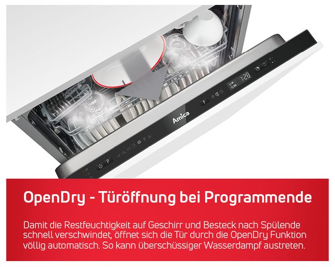 60 cm Geschirrspüler unterbaufähig Leise 14 Maßgedecke aquaStop Funktion GSP544910-1E 