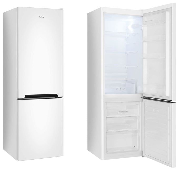 183 l / 84 l Kühl-Gefrierkombi freistehend 222 kWh Jahr  KGCL387115W (Weiß) 