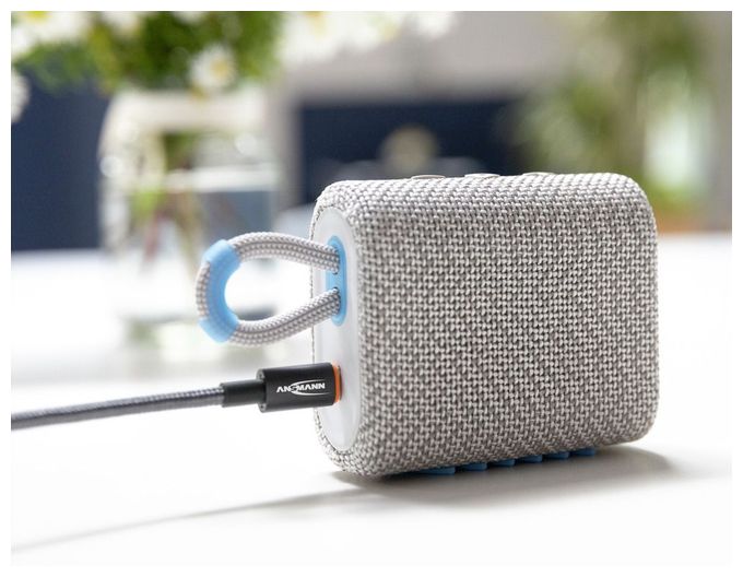 0,48 Gbit/s Stecker Rundkabel USB C auf USB C bis 140 W 0,6 m  1700-0177 (Anthrazit) 