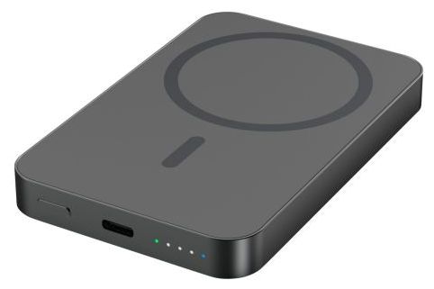5000 mAh Powerbank USB Typ-C Kabelloses Laden  1700-0198 (Anthrazit) 