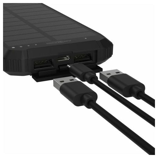 10000 mAh Powerbank USB Typ-C  PB212W (Schwarz, Blau) 
