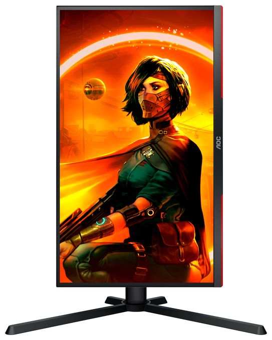 Full HD Monitor 62,2 cm (24.5 Zoll) 16:9 1 ms 300 cd/m²  25G3ZM/BK (Schwarz, Rot) 