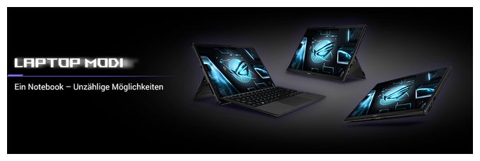 WQXGA Notebook 34 cm (13.4") 2560 x 1600 Pixel 1 TB SSD Windows 11 Home AMD Ryzen AI Max+ max. 5,1 GHz  ROG Flow GZ302EA-RU073W (Schwarz) 