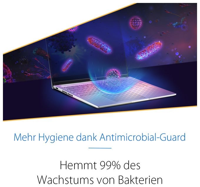 WUXGA Notebook 40,6 cm (16 Zoll) 1920 x 1200 Pixel 1 TB SSD Windows 11 Home Intel Core 5 max. 5 GHz  Vivobook 16 X1605VA-MB2306W (Silber) 