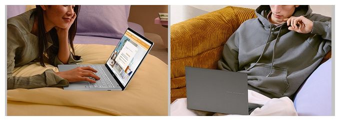 Full HD Notebook 40,6 cm (16 Zoll) 1920 x 1200 Pixel 16 GB Ram 1 TB SSD Windows 11 Home AMD Ryzen 7 max. 4,6 GHz  Vivobook S16 M3607GA-SH004W (Grau) 