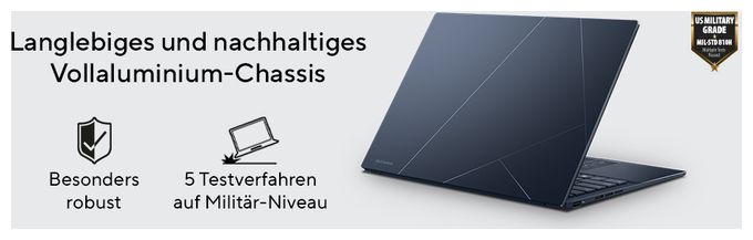 WUXGA Notebook 35,6 cm (14 Zoll) 1920 x 1200 Pixel 1 TB SSD Windows 11 Home Intel Core Ultra 7 max. 5,1 GHz  Zenbook 14 UX3405CA-QD1302W (Silber) 