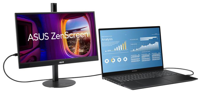 Full HD Monitor 43,9 cm (17.3 Zoll) 16:9 5 ms 300 cd/m²  ZenScreen MB17AHG (Schwarz) 