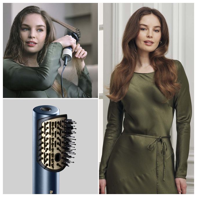 Haartrockner 1600 W  AS6550E Lockenstab (Navy) 