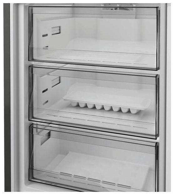 297 l / 118 l Kühl-Gefrierkombi freistehend NoFrost 118 kWh Jahr  KGDNF20AMDBL (Schwarz) 