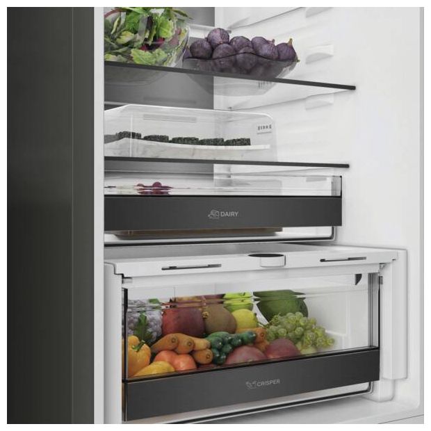 297 l / 118 l Kühl-Gefrierkombi freistehend NoFrost 214 kWh Jahr  KGDNF20CDBL (Edelstahl) 